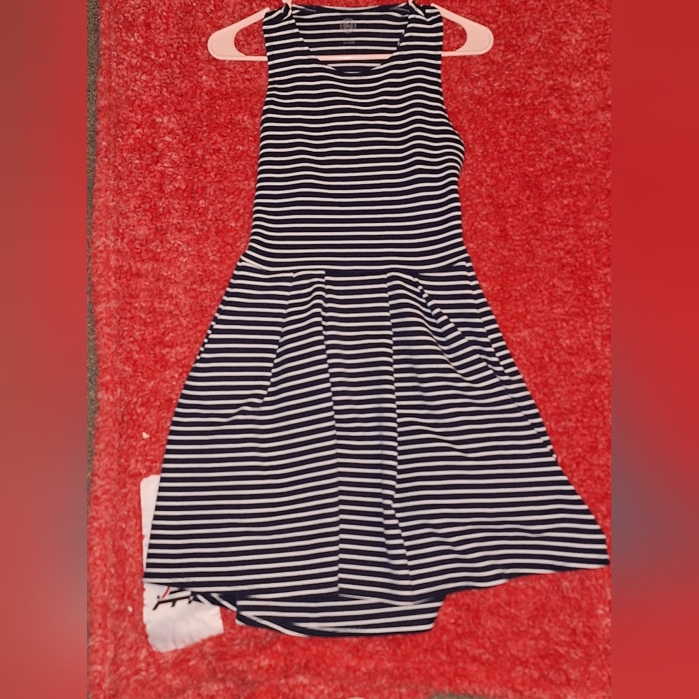 Womens Striped Blue and white Dress